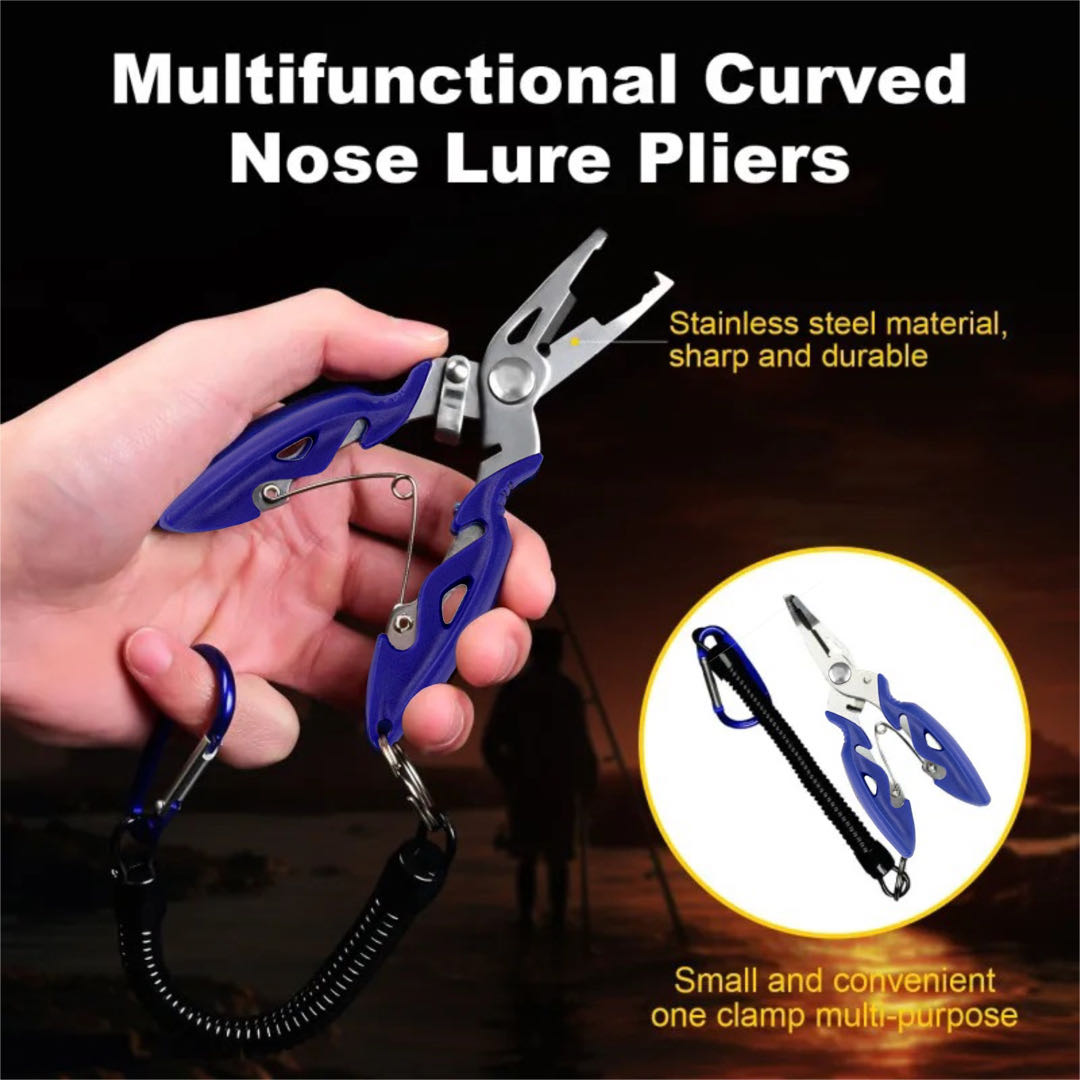 Fishing Line Dispenser - Multifunctional Curved Mouth Road Sub Pliers