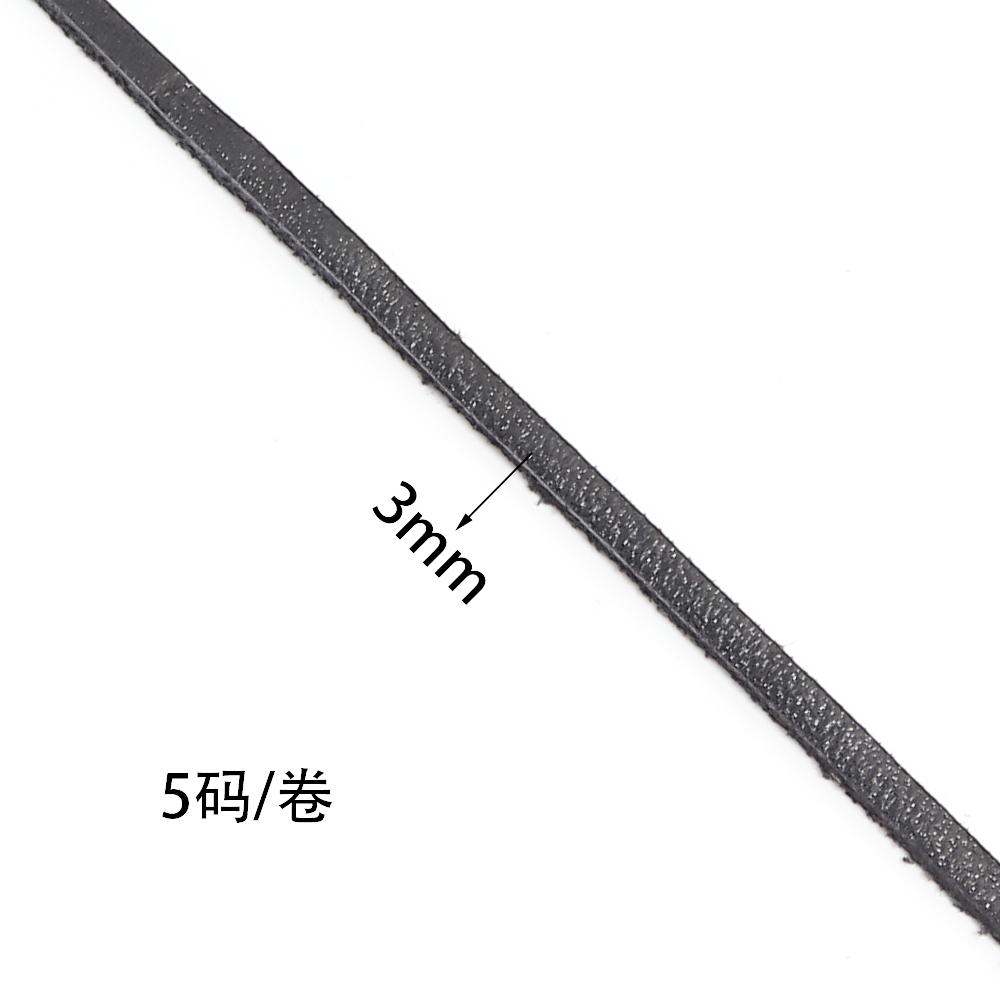 5yards 3mm Genuine Cow Leather - огляд і ціна Braided Line