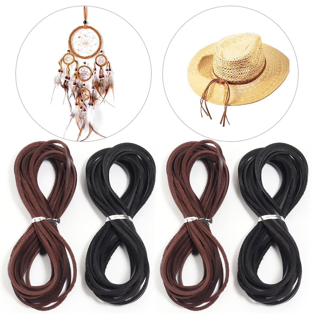 5yards 3mm Genuine Cow Leather - огляд і ціна Braided Line