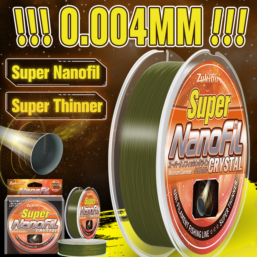 ZUKIBO Nanofil Crystal Unifila - огляд і ціна Copolymer Line