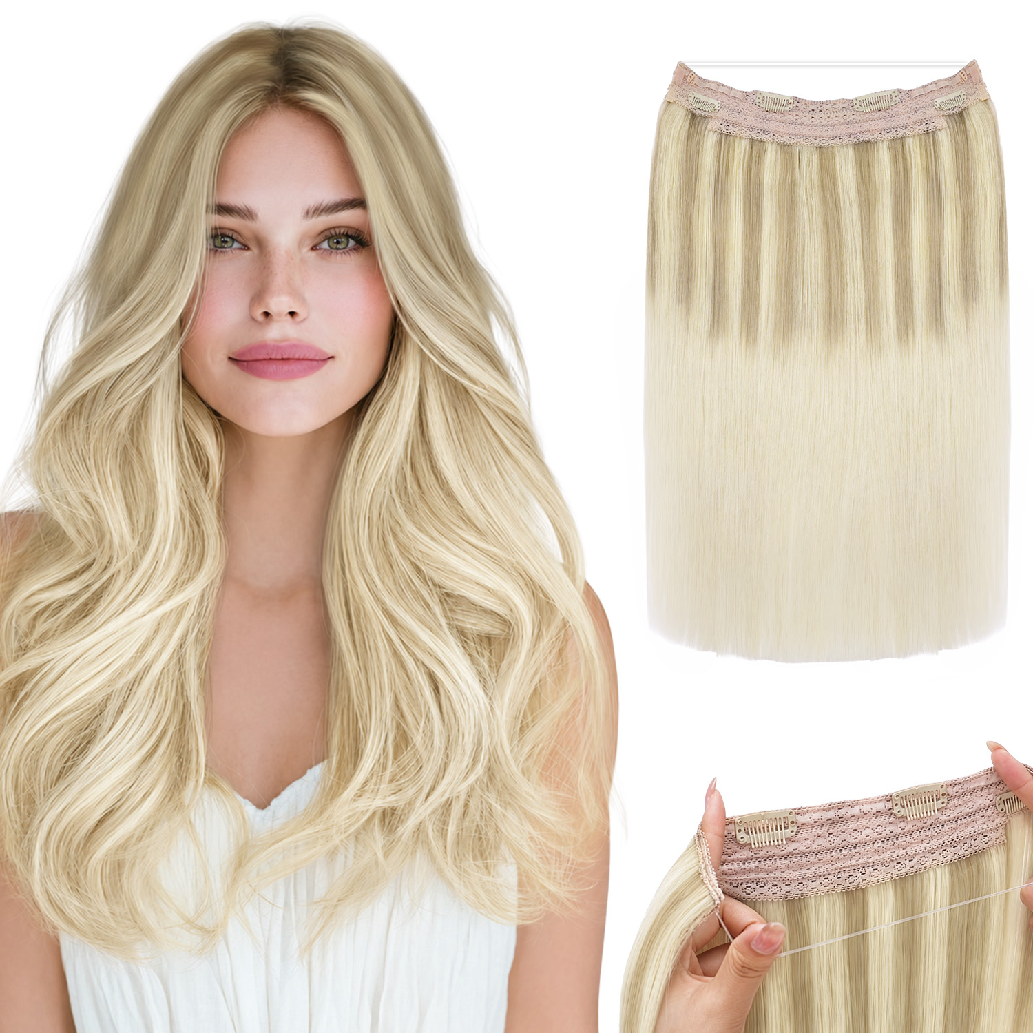 Sunmofavo Wire Halo Hair Exten - огляд і ціна Tippet Line