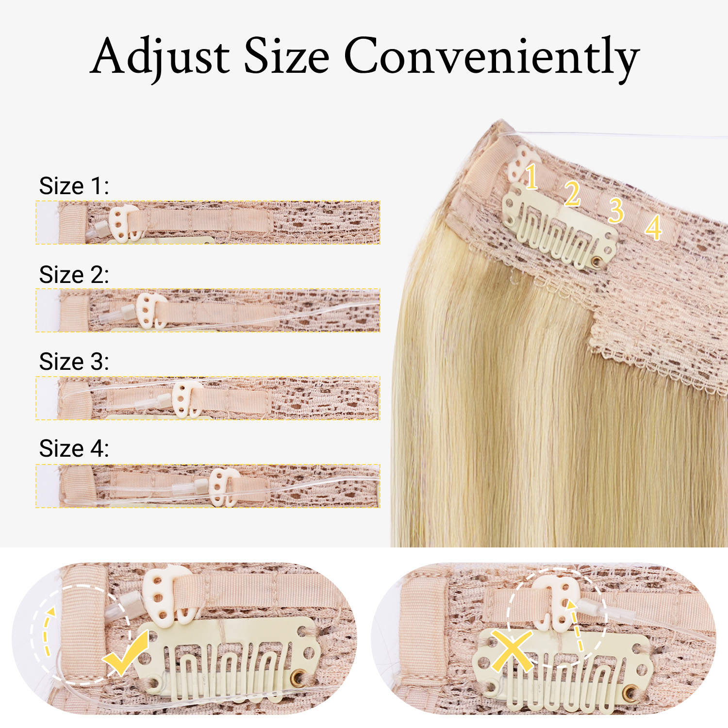 Sunmofavo Wire Halo Hair Exten - огляд і ціна Tippet Line