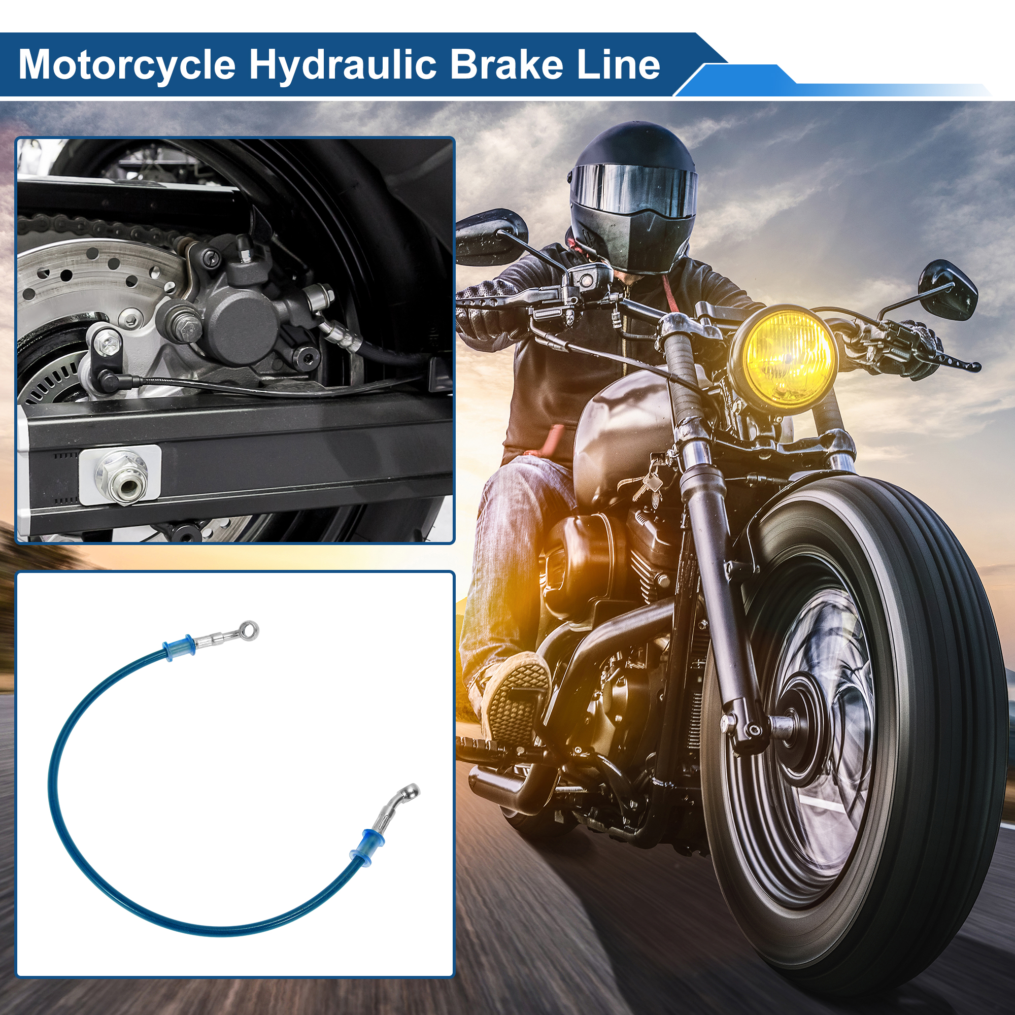 Motoforti 60cm Motorcycle Brak - огляд і ціна Braided Line