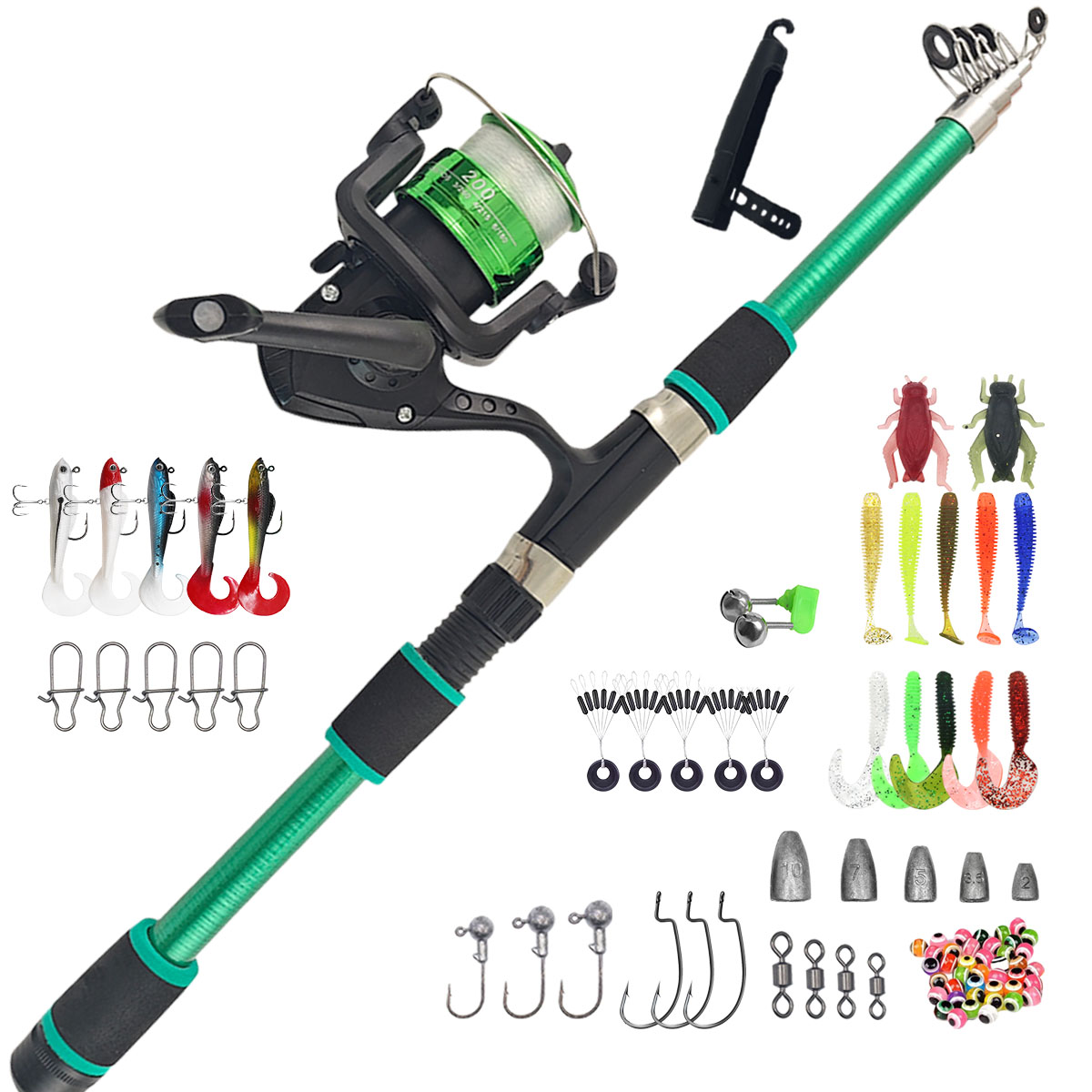 Portable Telescopic Fishing Ro - огляд і ціна Fishing Line Spooler