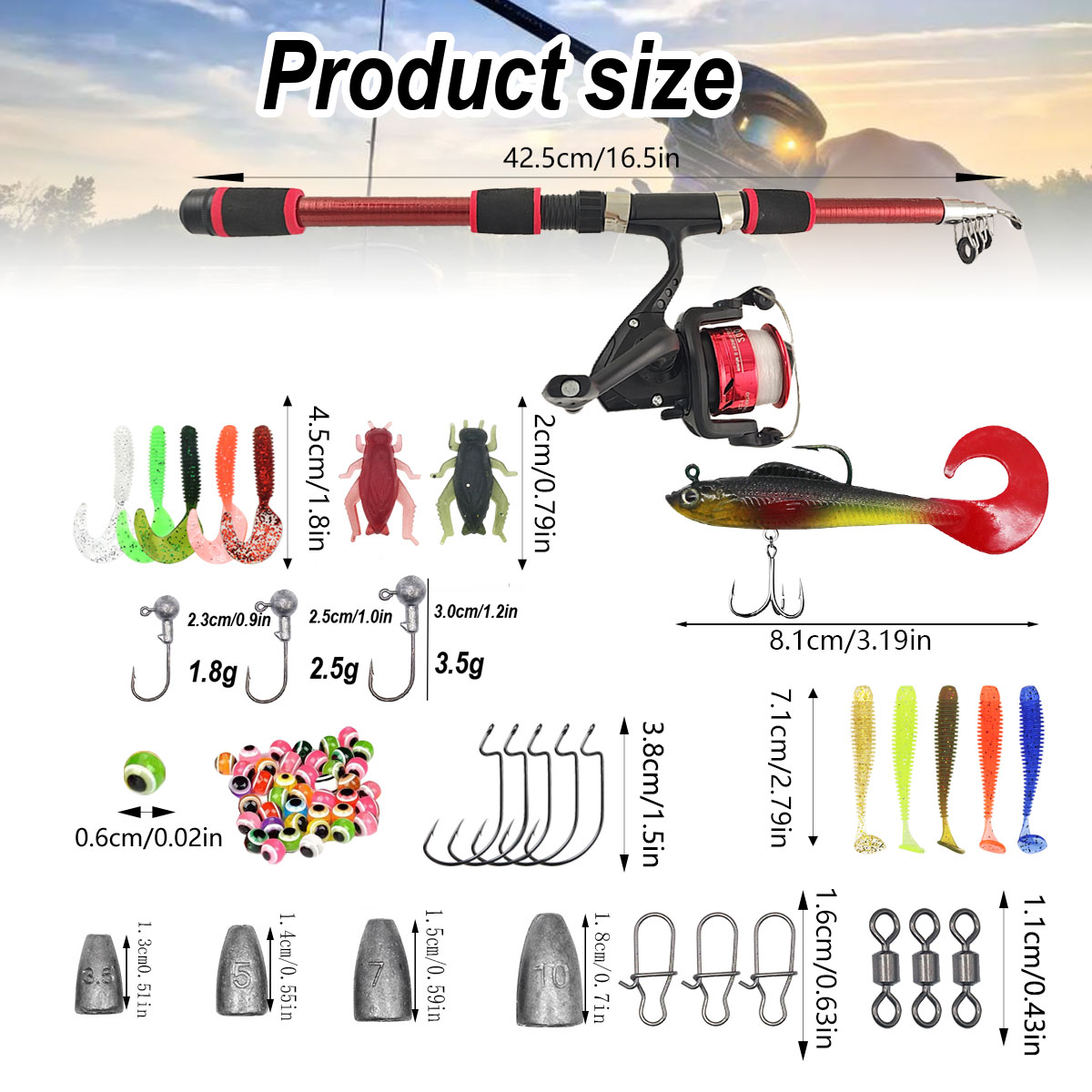 Portable Telescopic Fishing Ro - огляд і ціна Fishing Line Spooler