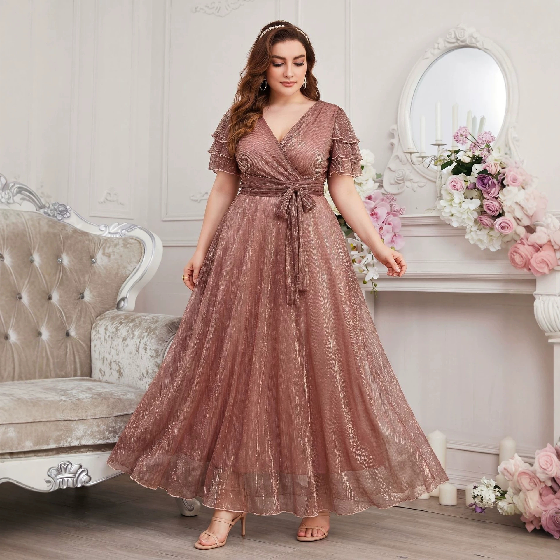 Luxury Curvy Blush Gold Glitte - огляд і ціна Fly Line