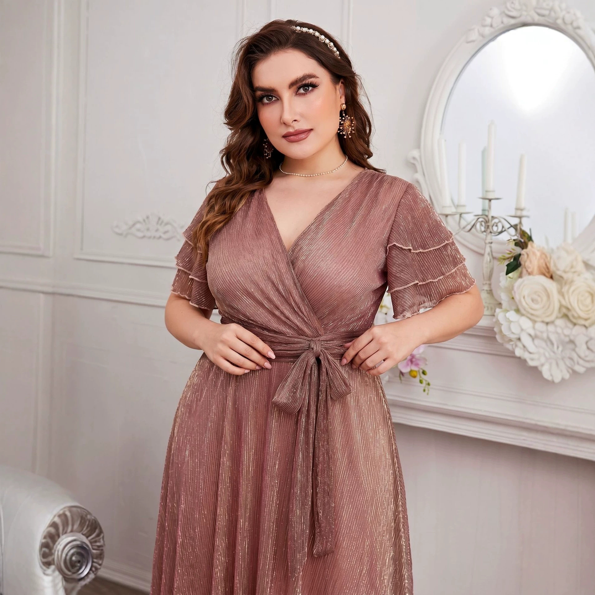 Luxury Curvy Blush Gold Glitte - огляд і ціна Fly Line