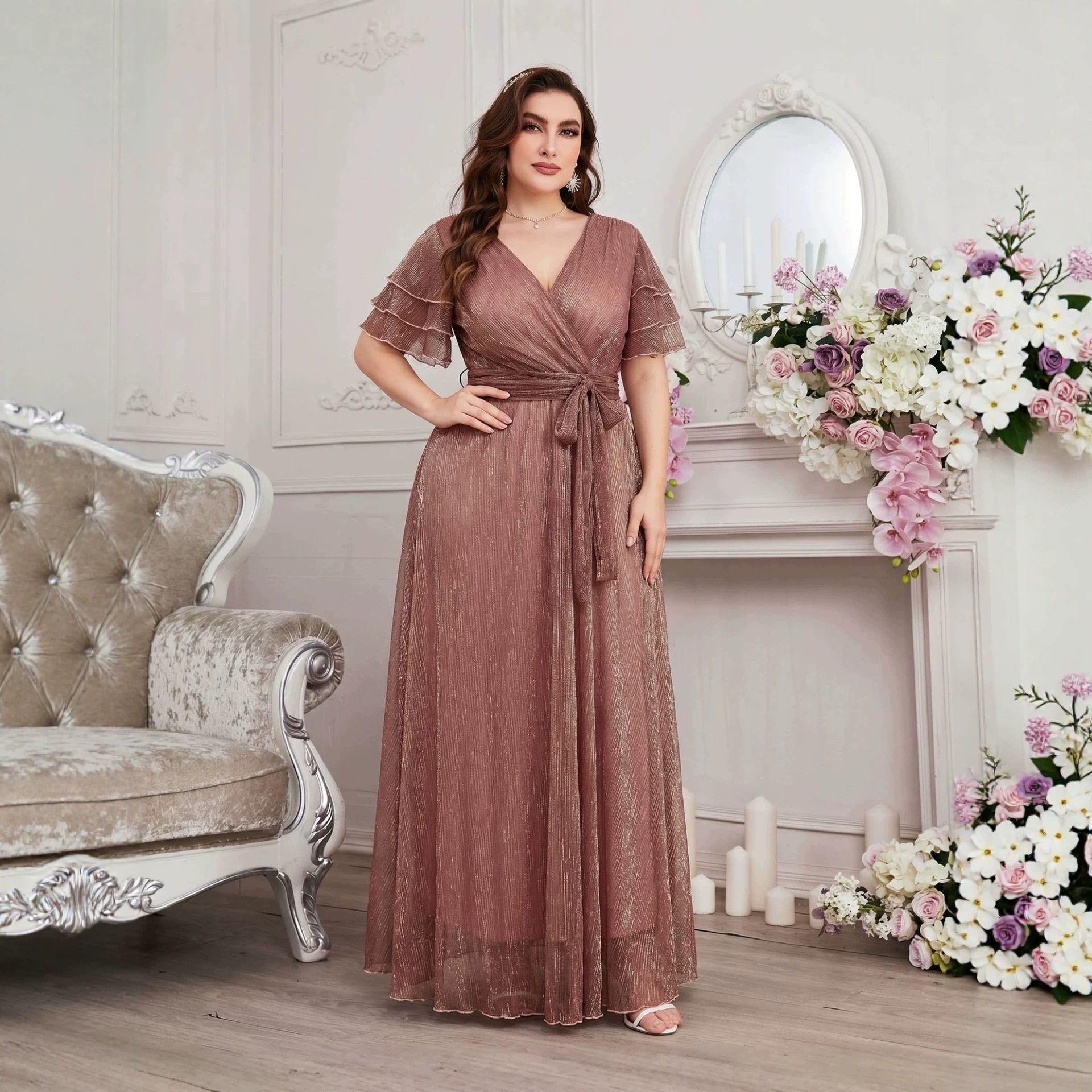 Luxury Curvy Blush Gold Glitte - огляд і ціна Fly Line