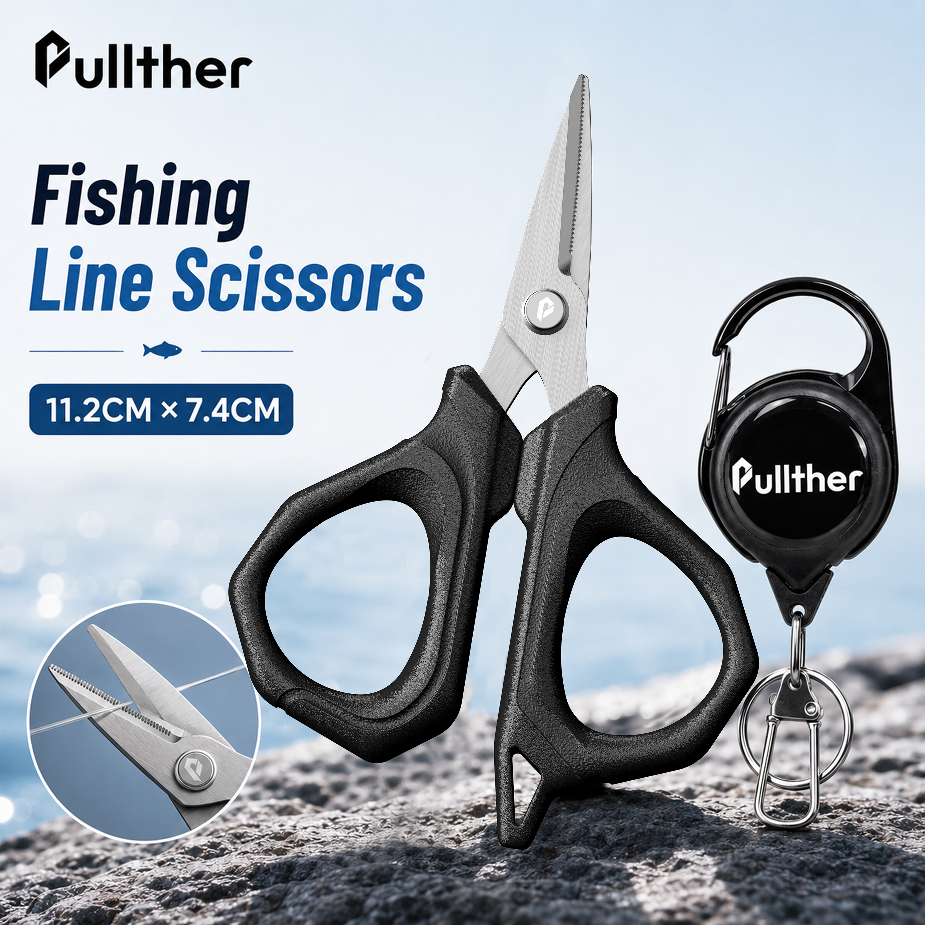 Fishing Scissors Stainless Ste - огляд і ціна Fishing Line Cutter