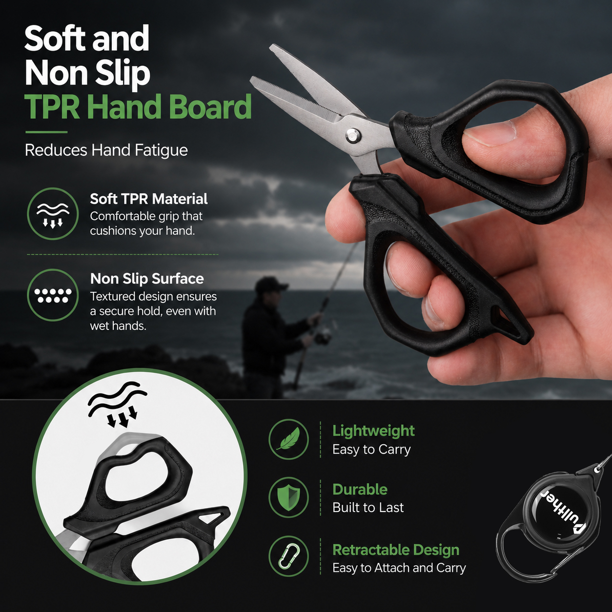 Fishing Scissors Stainless Ste - огляд і ціна Fishing Line Cutter