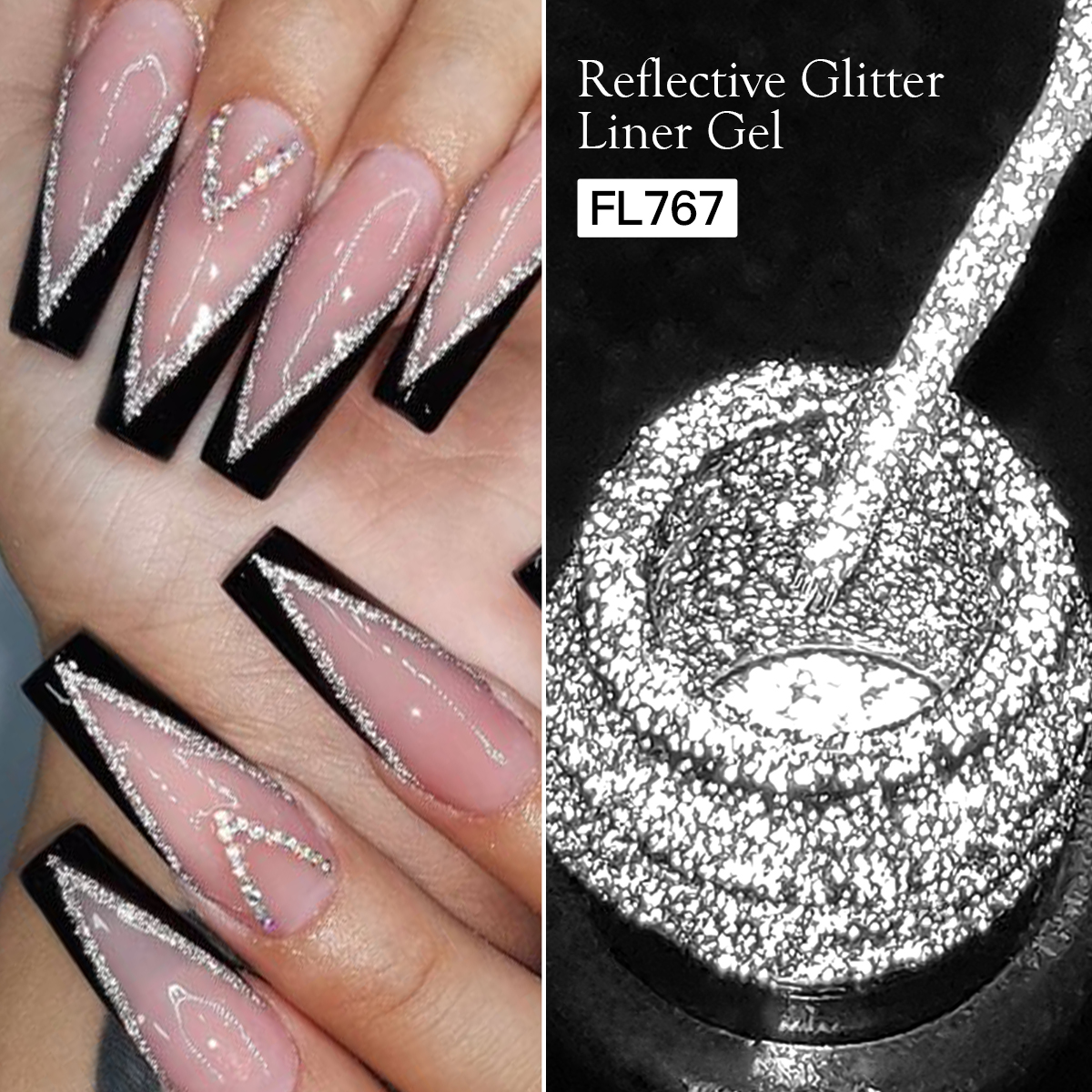 Gold Silver Reflective Glitter - огляд і ціна Copolymer Line