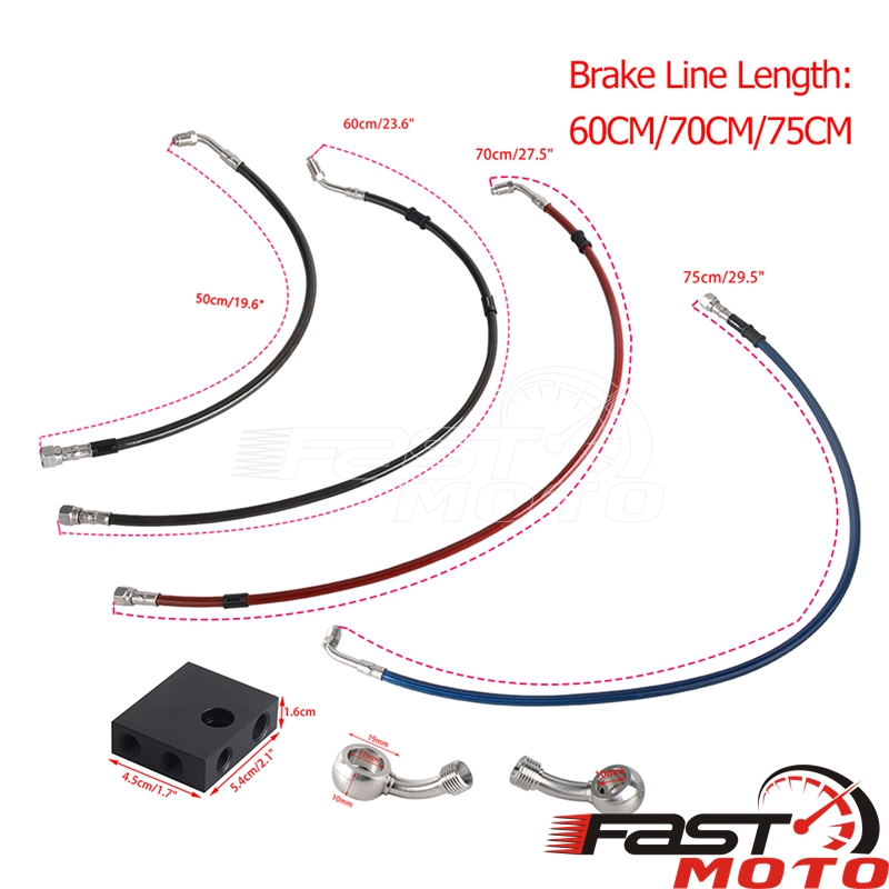 Motorcycle Brake Line Kit ABS  - огляд і ціна Braided Line