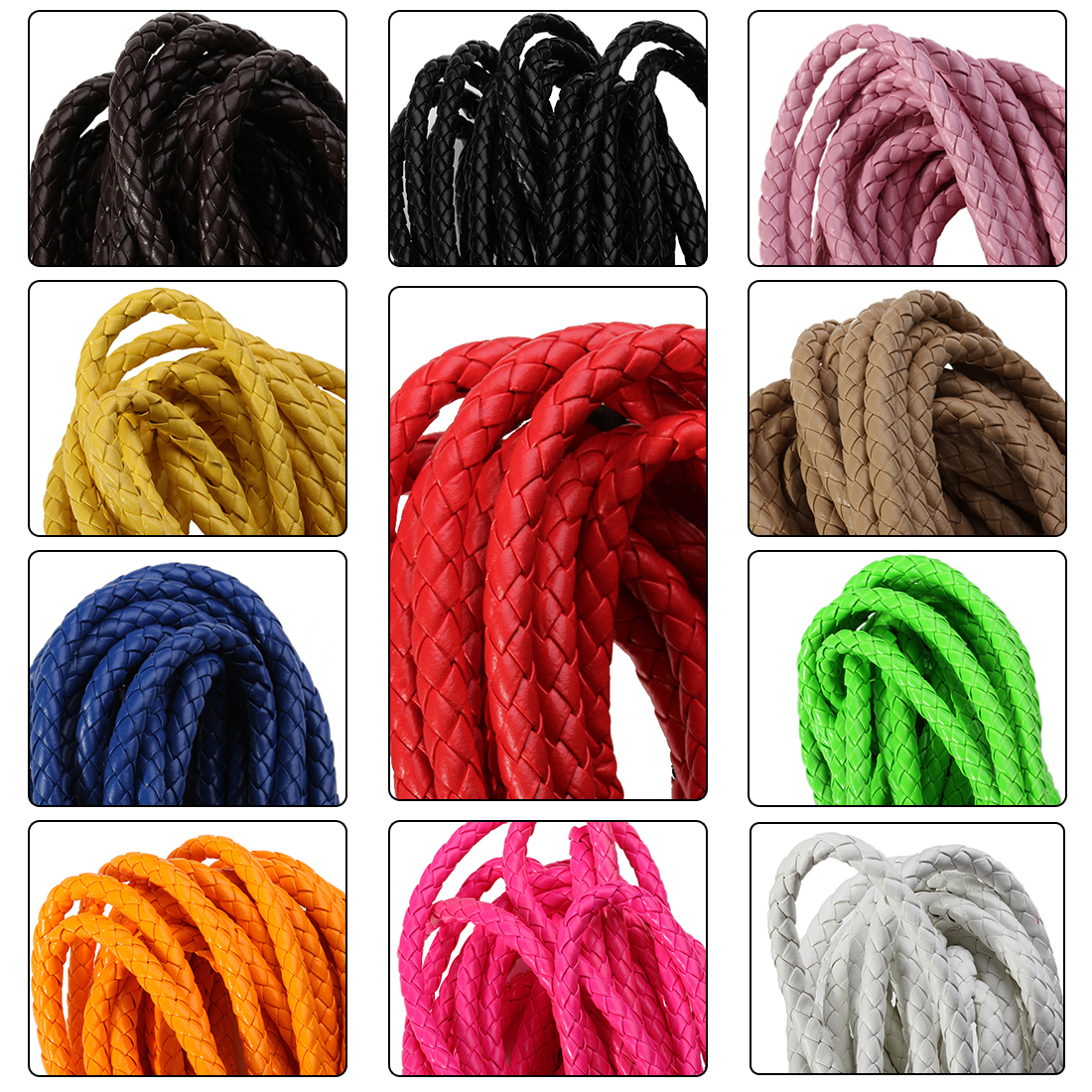 5 Yards/lot 6/7mm Braided Leat - огляд і ціна Braided Line