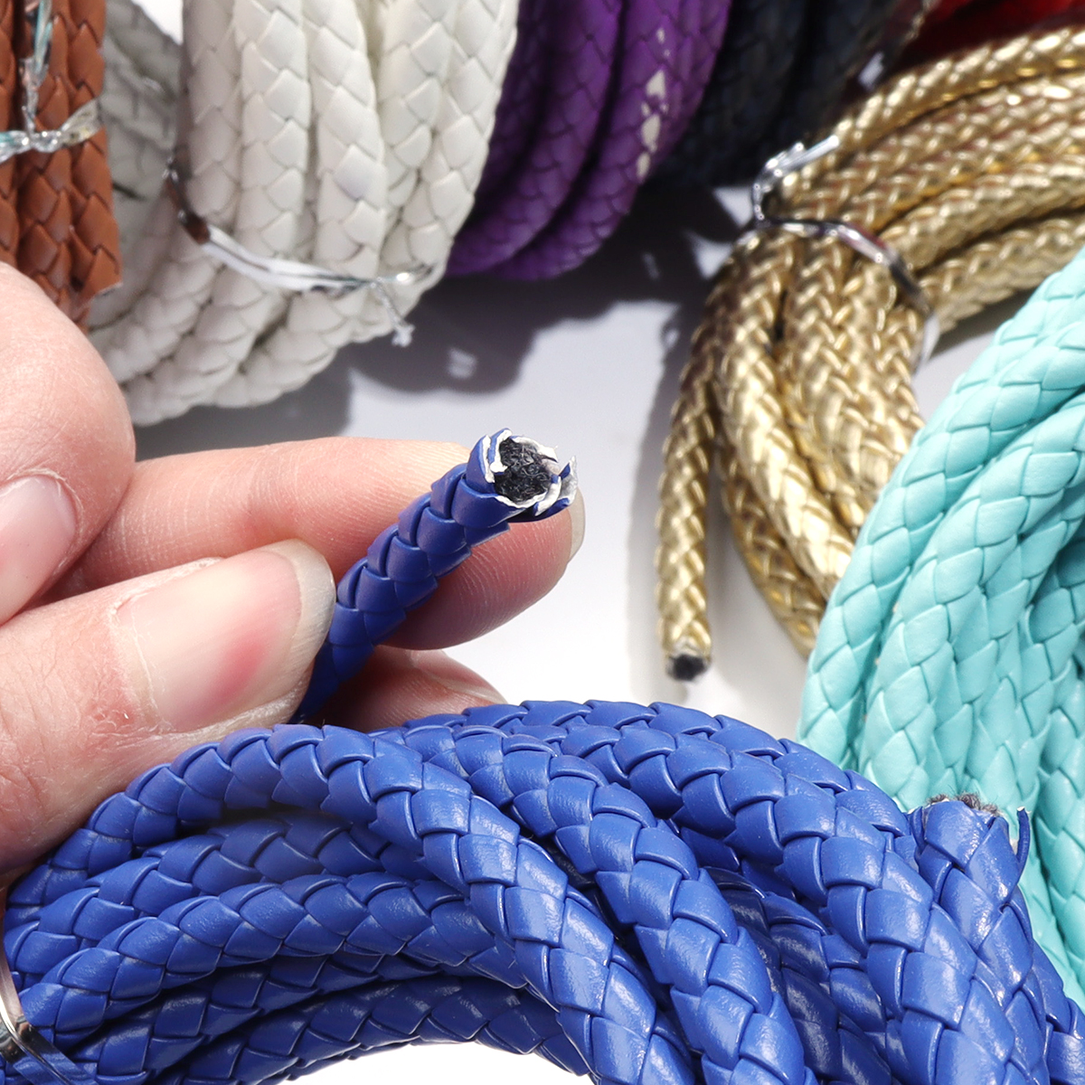 5 Yards/lot 6/7mm Braided Leat - огляд і ціна Braided Line