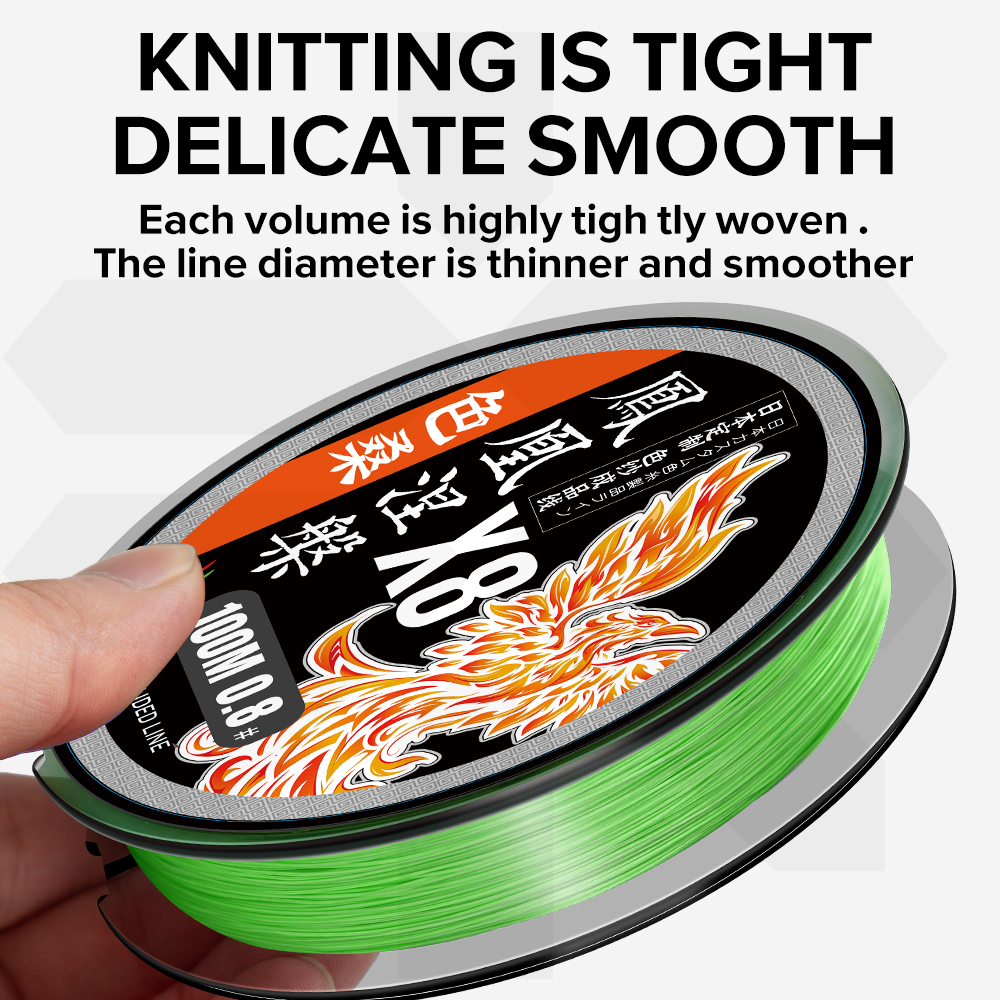 ZUKIBO Phoenix 8 Strand PE Bra - огляд і ціна Ice Fishing Line