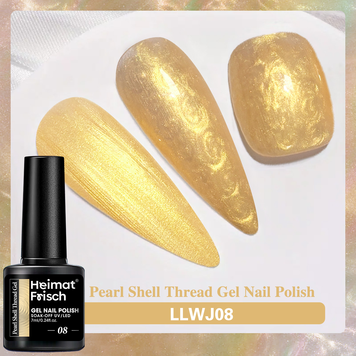 1 piece of shell line gel nail - огляд і ціна Copolymer Line